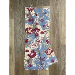 Set of 2 Queen Bed Pillow Shams 100% Cotton Garden Floral Design